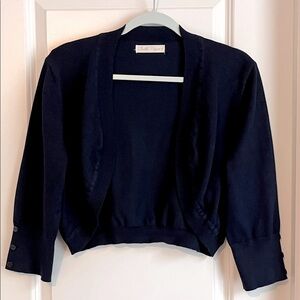 ⚡️ 3 for $30 ⚡️ Belle Pogue Women’s XL Navy Shrug Sweater